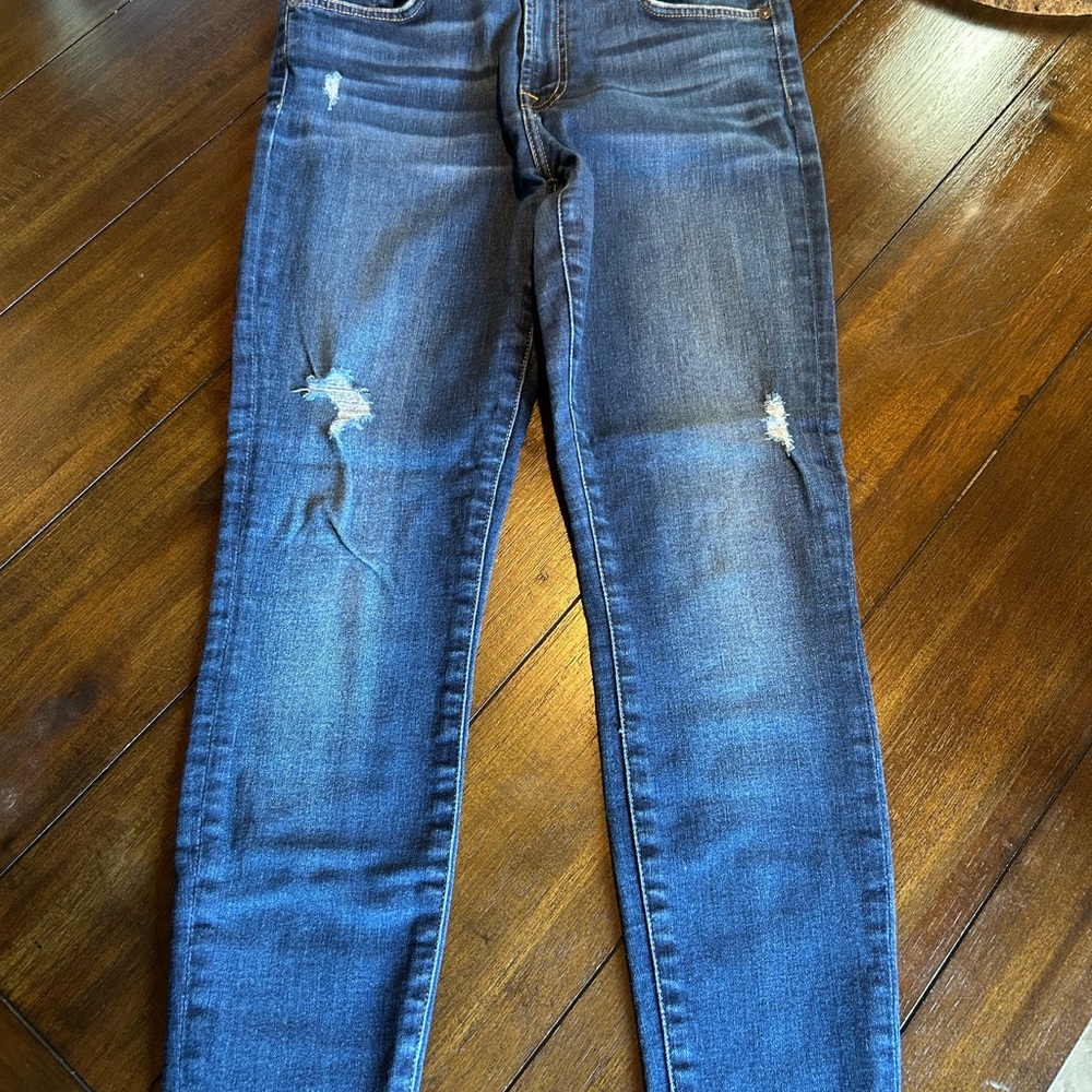 7 for all Mankind, Distressed Blue Jeans